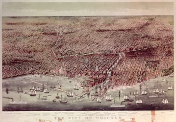 La ciudad de Chicago, Illinois, 1892